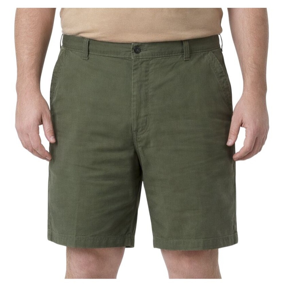 New Weatherproof Trail Utility 10" Shorts Men's 38 Ripstop Stretch Olive Green